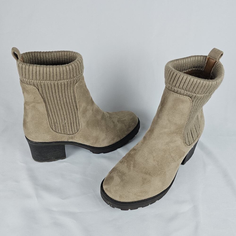 White Mountain Women's Benji Booties Multi Sand SZ 8M